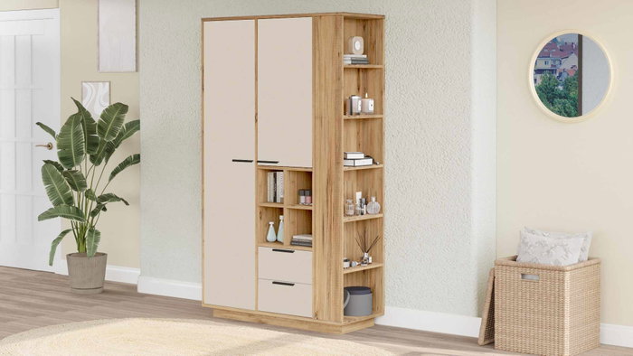 Hanah Home Armario Multiusos Pino Atlántico